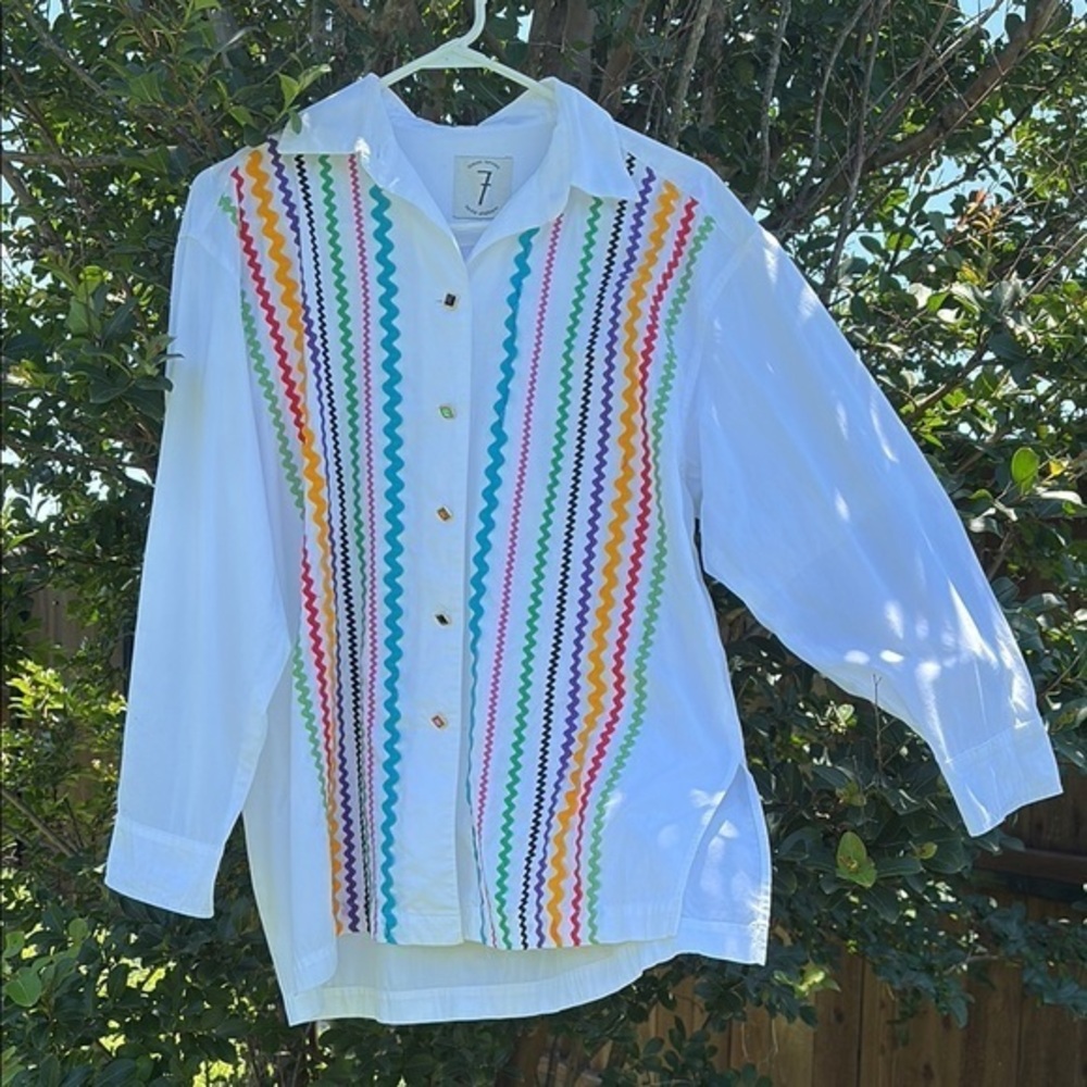 Vintage Todd Oldham Crisp White Shirt. Please read the note about this item.